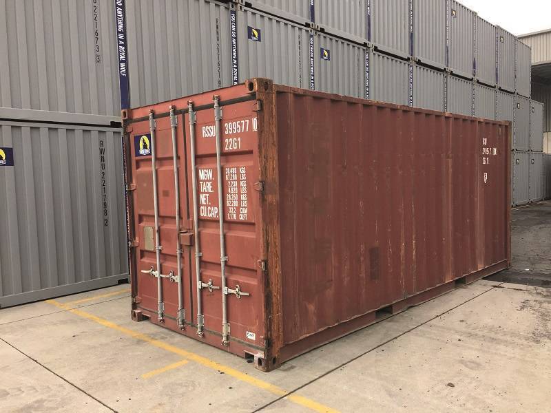 Container 20 pieds dry occasion, Le Havre